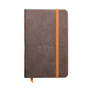 Rhodia Hardcover Notebook - Small - Chocolate - Plain